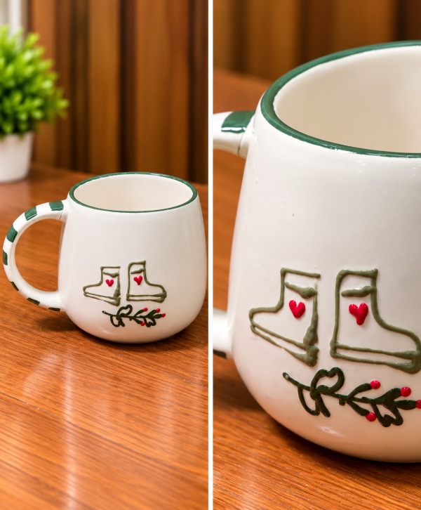 Cozy Whimsical Winter Ceramic Mug – Charming Seasonal Drinkware