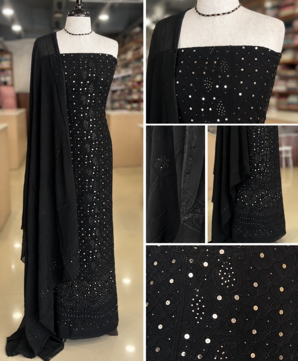 Georgette Chikankari work Salwar Suit
